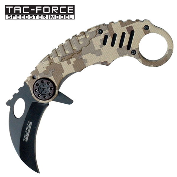 Cart2Cart AO Winter Camo Karambit folder |