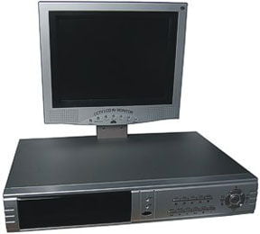4 Channel Embedded DVR with Monitor | Supreme Defense