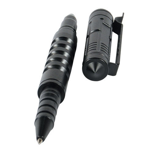 Pull Cap Tactical Pen Black with Glass Breaker Pull Cap Tactical Pen Black with Glass Breaker