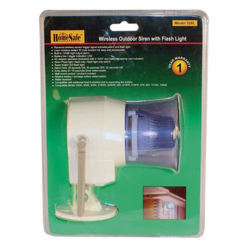 HomeSafe Wireless Outdoor Security Siren HomeSafe Wireless Outdoor Security Siren
