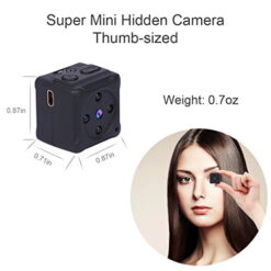 Mini Spy Hidden Camera,NIYPS 1080P Portable Small HD Nanny Cam with Night Vision and Motion Detective,Perfect Indoor Covert Security Camera for Home and Office Mini Spy Hidden Camera,NIYPS 1080P Portable Small HD Nanny Cam with Night Vision and Motion Detective,Perfect Indoor Covert Security Camera for Home and Office |